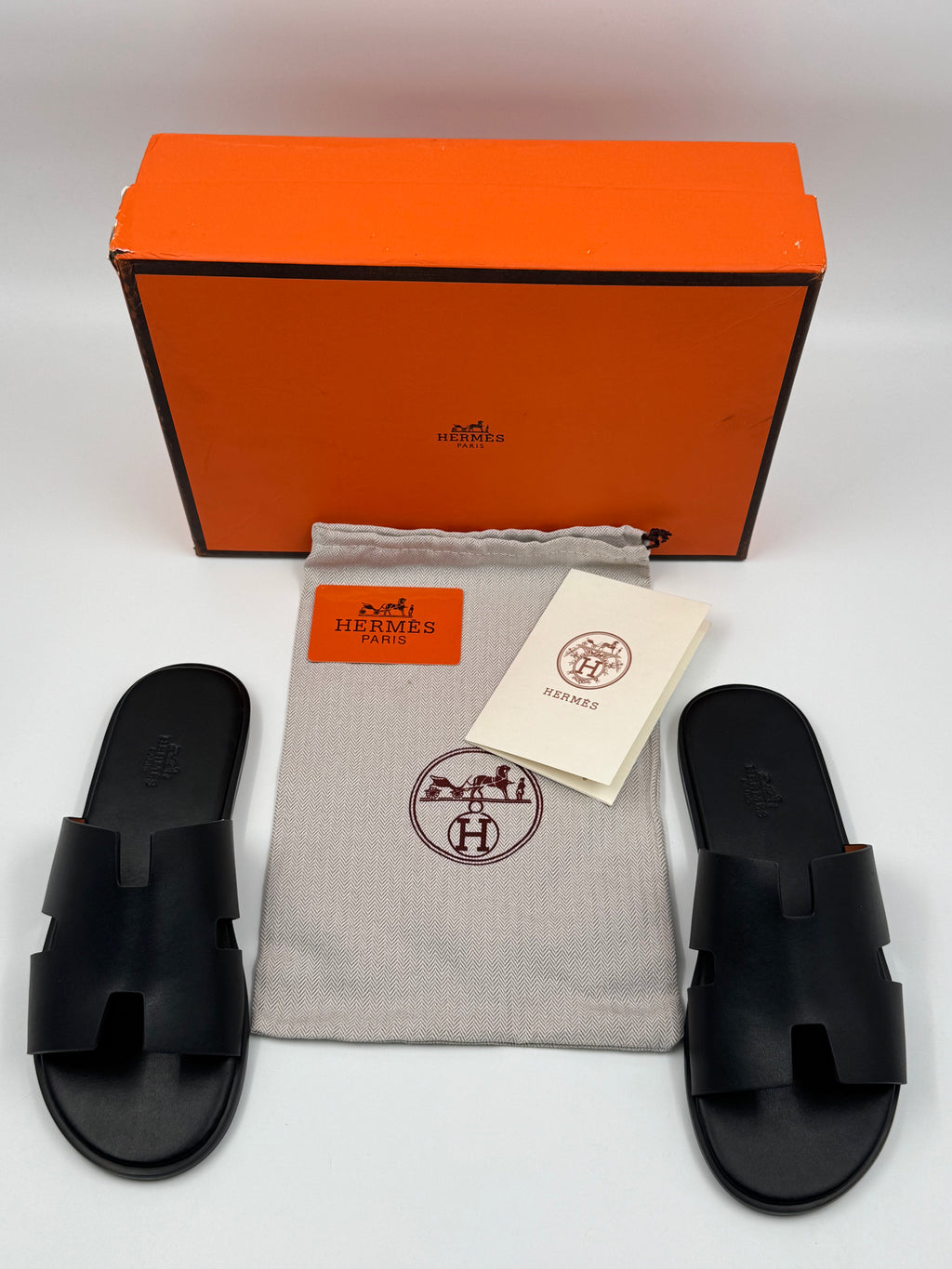 Claquette Hermes En Cuir