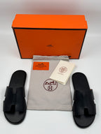 Claquette Hermes En Cuir
