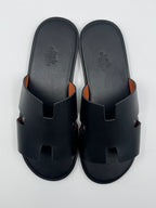 Claquette Hermes En Cuir