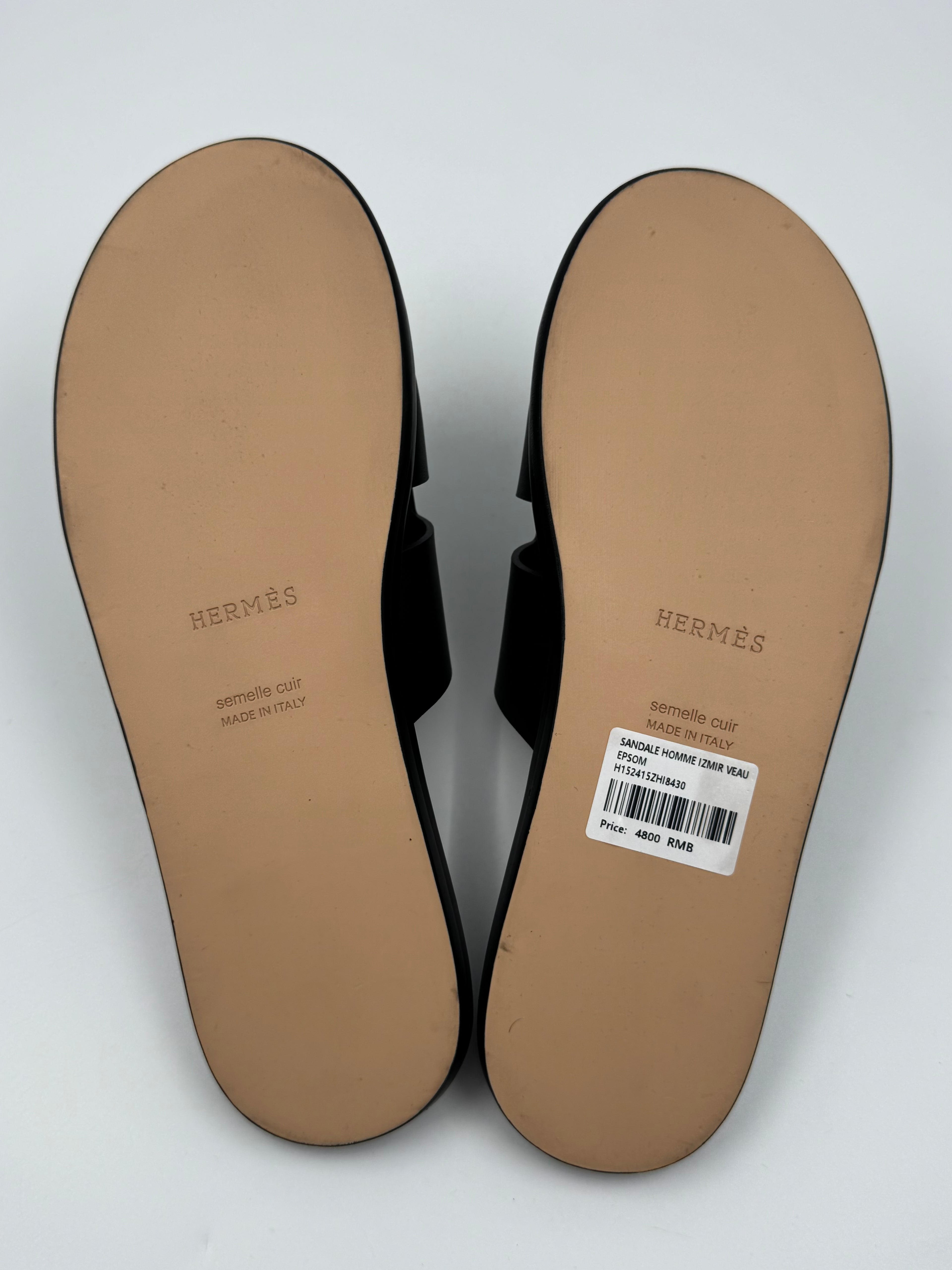 Claquette Hermes En Cuir