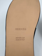 Claquette Hermes En Cuir